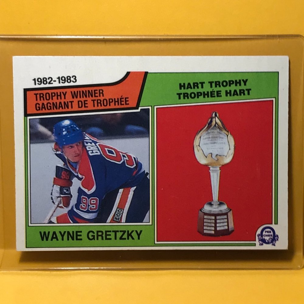 1983-84 O-Pee-Chee Set-Break #203 Wayne Gretzky Hart NR-MINT
